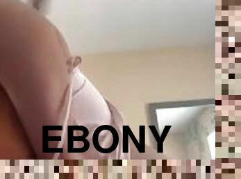 Ebony lesbian pillow hump