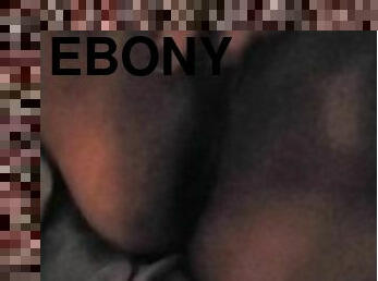 Fat Ebony Pussy Filled With Cum