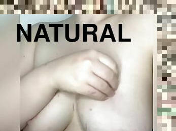 Kinky Slut Peels Wax Off Her Massive Tits????