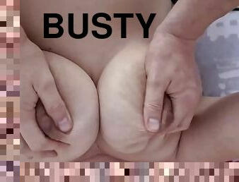 Busty Al my huge tits massage