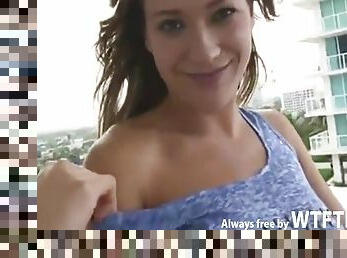 Skinny Ex Gf Gets Naked On The Balcony In Hot Public Porn Always Free By Wtfteen.com