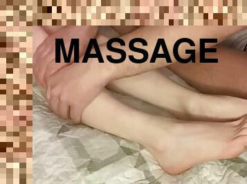 Evening massage from my horny stepbrother part 2