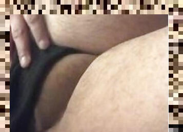 FTM bear chub edging my t cock and fingering my hole
