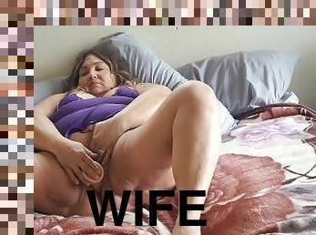 Bbw wife an husband have fun. Full video