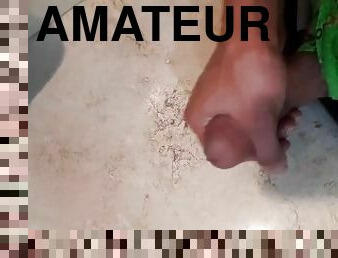 bad, masturbation, amatör, gigantisk-kuk, gay, avrunkning, juckande, sprut, ensam, kuk