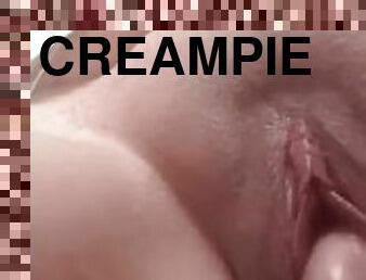 naine, amatöör, jobipauk, creampie, paar, pov, fetišš, reaal