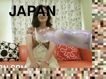 asiático, peluda, velho, cona-pussy, maduro, brinquedo, mãe, japonesa, penetração-de-braço, mãe-mother