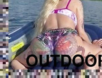 Alaskan Outdoor, Twerk, Public Flashing in a Boat on the Water.