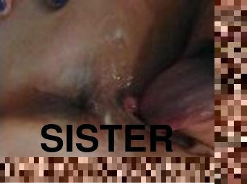 My sister eating out my Creampie