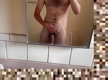First video bathroom and horny