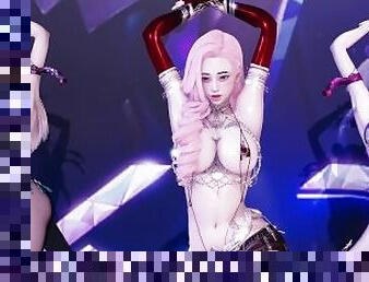 [MMD] HYUNA - Rolldeep Ahri Kaisa Seraphine League of Legends KDA Sexy Kpop Dance 17,842 viewsA