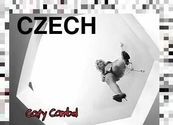 Caty Cambell EURO Czech Blonde Babe & Nick Lang, Ass fucking sexy slut, costumed, lingerie, Teaser#1