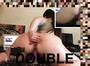 Double View Riding Dildo Best Of 1 Hour Dual Screenplay