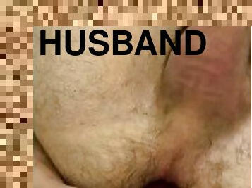 masturbação, cona-pussy, esposa, amador, anal, gozando, marido, apertado, dildo, fetiche
