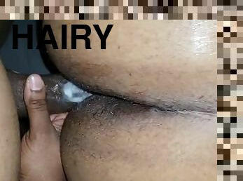 Hairy pussy creampie