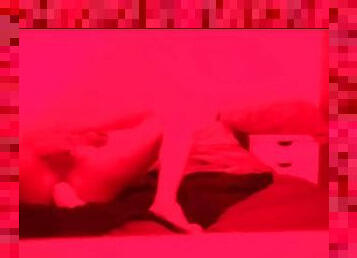 05 masturbating in my bed enjoying a huge dildo anal destruction
