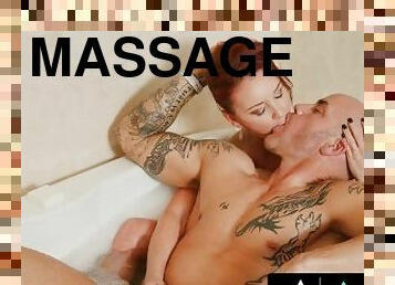 NURU MASSAGE - An Upset Hotel's Client Has A Happy Ending From Janet Mason After He Saved Her