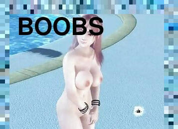 Dead or Alive Xtreme Venus Vacation Honoka Slouching Nude Mod Fanservice Appreciation p
