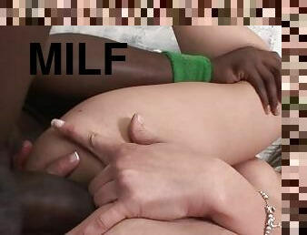 Stunning Milf Has Interracial Hard Anal Sex