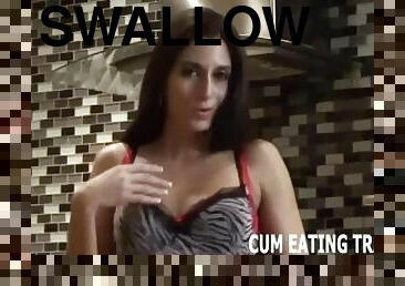 Cum Swallowing Fetish And Femdom Cum Feeding Porn