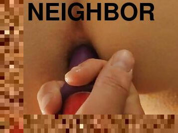 My neighbor fucks my ass and cum in my mouth!