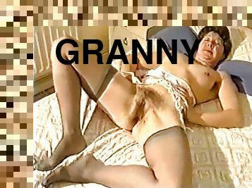 Sexy Granny With A Hairy Bush (no Sound)