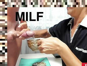 Milf Foodfetish Creampie With Fresh Sperm Cfnm