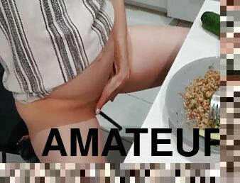 masturbácia, orgazmus, tehotné, pička, amatérske, teenagerské, domáce, priateľka, sólo