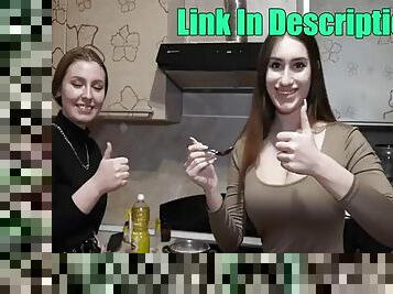 AURORA and SARAH - Delicious dinner for a loser HD MAIDS FOR GIRLS Link in description