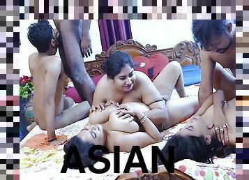 Desi Gang Masti Romance Hd Sex Video With Bengali Funny Talk