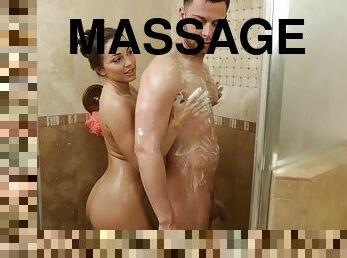 Very nice massage XXX scene with Abigail Mac