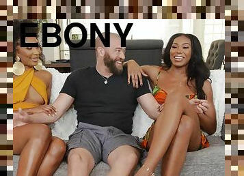 Passionate ebony cougars amazing sex video
