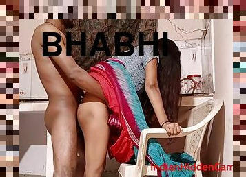 Desi Bhabhi Has Hot Sex In The Kitchen While Cooking  Hard Indian Doggystyle