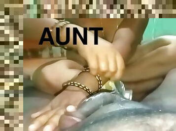 Desi Aunty Hasband Coock Hair Shaving