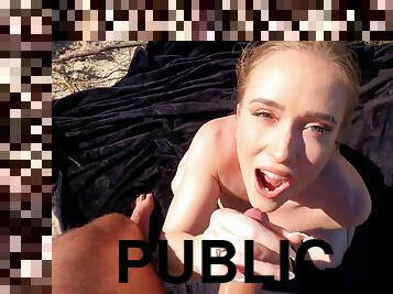 Secret Crush - Secret Crush Gets Railed On A Public Beach