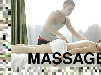 anal, massagem, facial, morena, tatuagem