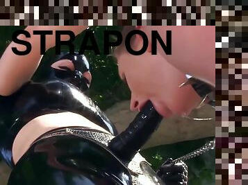 store-patter, strapon, anal, bdsm, strømper, blond, fetish, latex, erfaren