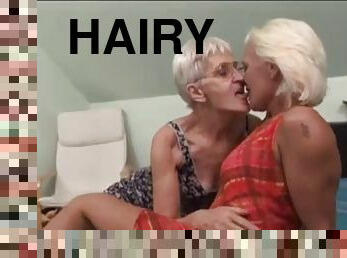 karvainen, isoäiti-granny, lesbo-lesbian, kova-seksi