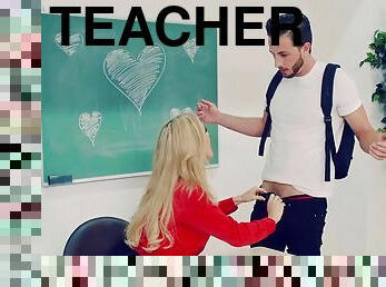 Teacher Brandi Love caught with dildo&fucked in the class