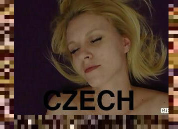Blonde Czech Girl Plays With Pussy Getting Genuine climax