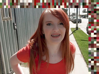 First person view missinary with young hussy redhead teen Krystal
