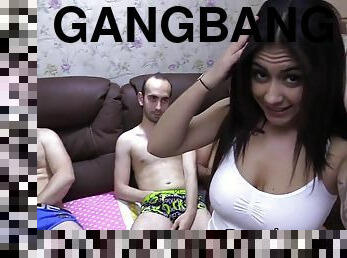 Hispanic Babe Needs Gangbang