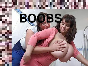Big boobs lesbian fetish porn