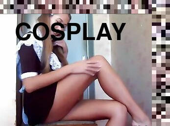 Cute Petite 18-Years-Old Cosplay Sextoy Cam - high-resolution