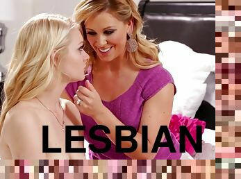Lesbian cougar wants teen perky boobies of straight girl