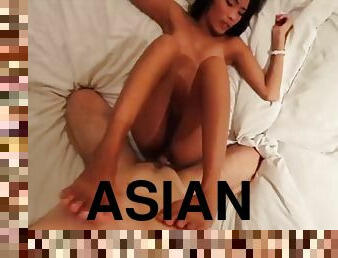 ASIANSEXDIARY Filipina drenched by big foreign cock