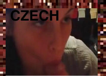 Czech slut gives blowjob her profile in the description