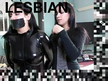 Hot Babe Lesbian Is Dealing With An Intruder - cassandra cain