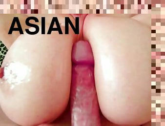 asiatisk, moden, skønheder, pikslikkeri, udløsning, milf, hardcore, mor, beskidt, sperm