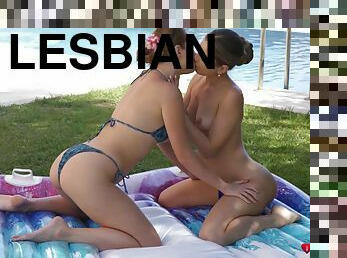 вечірка, росіянка, лесбіянка-lesbian, хардкор, порнозірка, подруга, басейн, реал